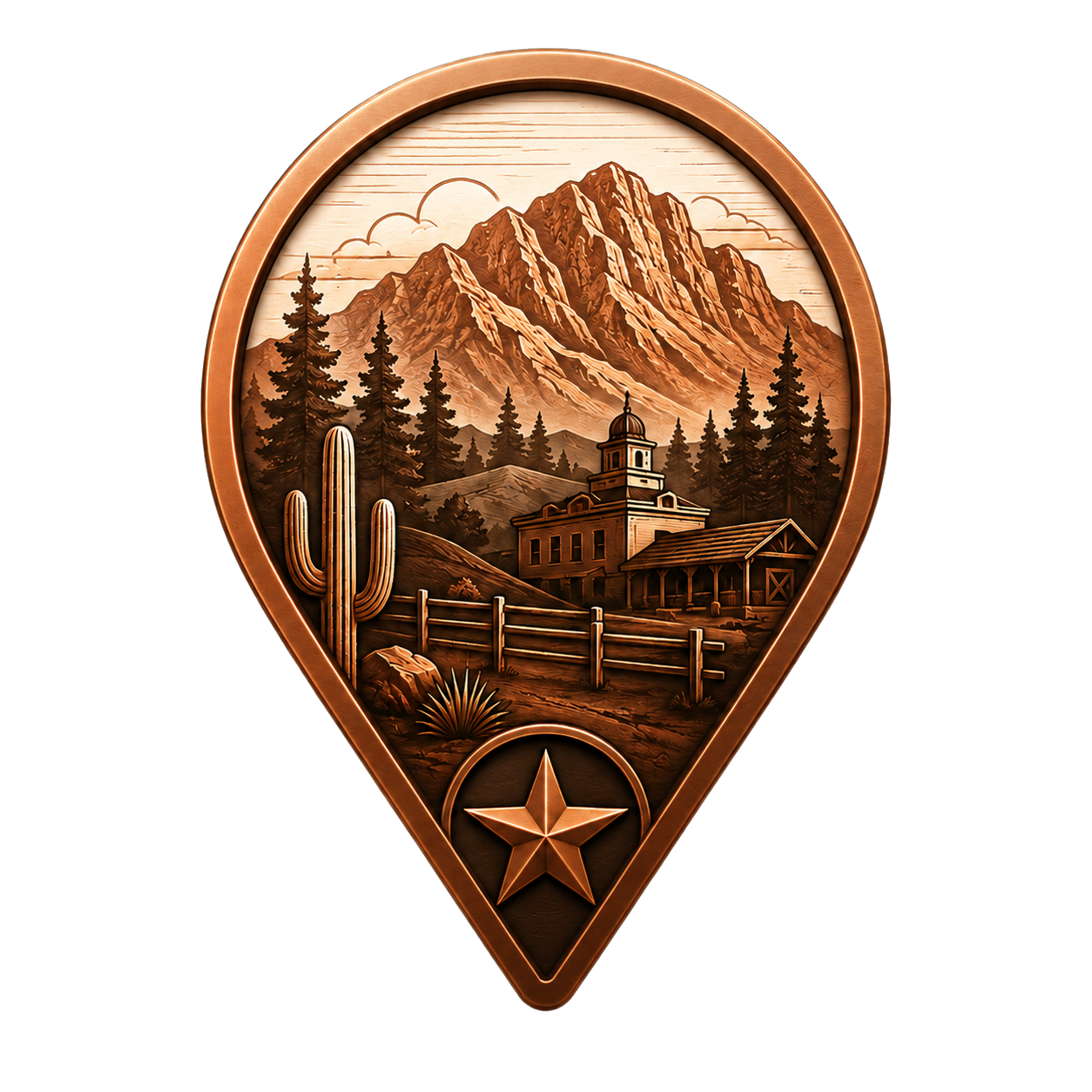 Illustrated Prescott Proud location icon